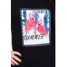 Rochie casual sport Flamingo din bumbac
