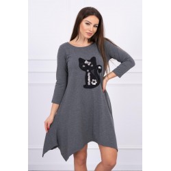 Rochie casual sport Kitty Kat, bumbac