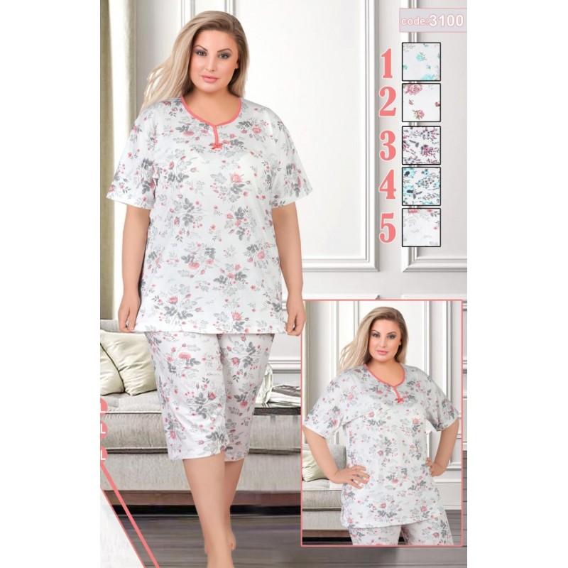 Pijama 100% bumbac de vara Pijama 100% bumbac de vara