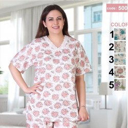 Pijama 100% bumbac de vara