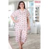 Pijama 100% bumbac de vara