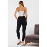 Pantaloni trening toamna-iarna, bumbac,negri
