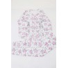 Pijama dama,100% bumbac, marimi mari, imprimeu floral roz
