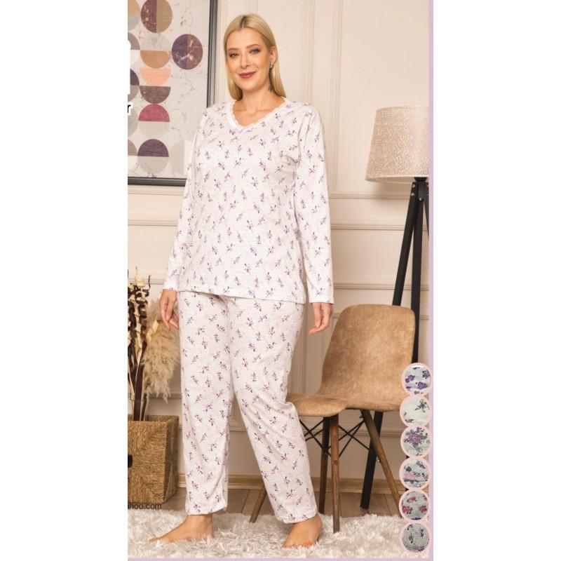 Pijama dama bumbac 100%