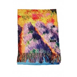 Esarfa casmir cu print floral