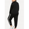 Trening Fit One,negru, bumbac, marimi mari