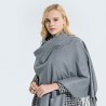 Esarfa casmir gri inchis,fular lung