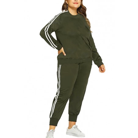 Trening dama Sport & Fit, marimi mari,kaki, bumbac