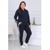 Trening Fit One,negru, bumbac, marimi mari