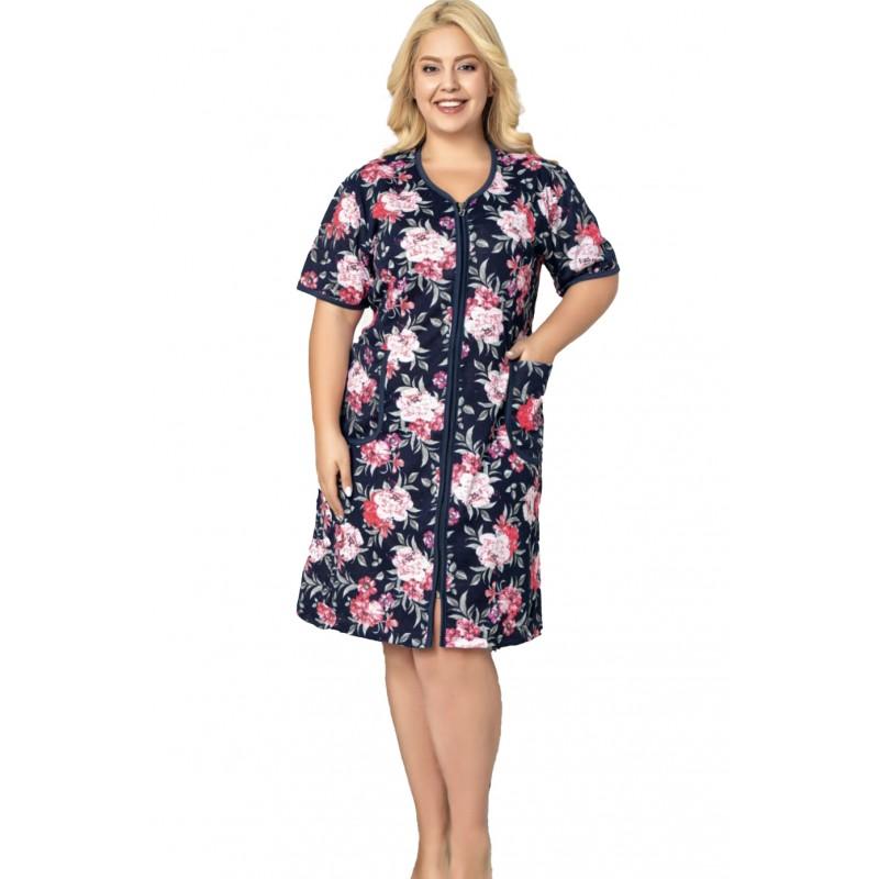 Rochie capot din 100%bumbac marimi mari