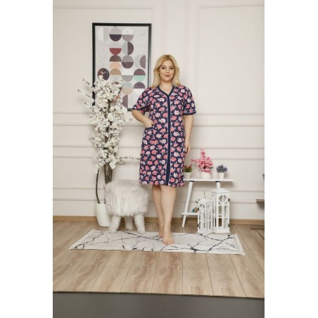 Rochie capot din 100%bumbac marimi mari