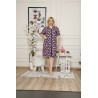 Rochie capot din 100%bumbac marimi mari
