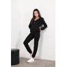 Trening Relax din bumbac negru