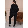 Trening Relax din bumbac negru