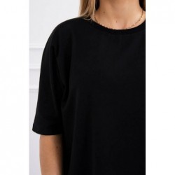 Rochie bumbac casual Sport Cotton neagra