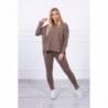 Compleul EVA Casual cu bluza oversize mocca
