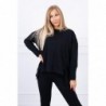 Compleul EVA Casual cu bluza oversize negru