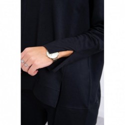Compleul EVA Casual cu bluza oversize negru