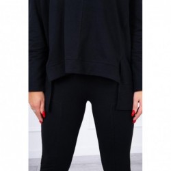 Compleul EVA Casual cu bluza oversize negru