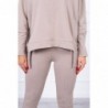Compleul EVA Casual cu bluza oversize bej