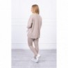 Compleul EVA Casual cu bluza oversize bej