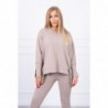 Compleul EVA Casual cu bluza oversize bej