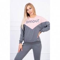 Trening bumbac Amour gri