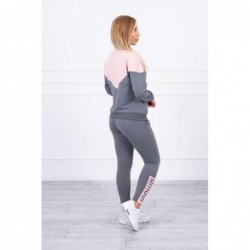 Trening bumbac Amour gri