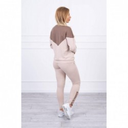 Trening bumbac Amour bej