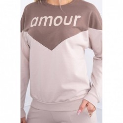 Trening bumbac Amour bej