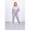 Trening bumbac Amour gri deschis