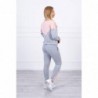 Trening bumbac Amour gri deschis