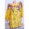 Bluza tip ie cu imprimeu floral mic