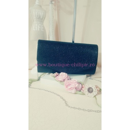 Plic negru elegant de ocazie
